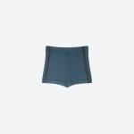 Striped Washed Knit Shorts